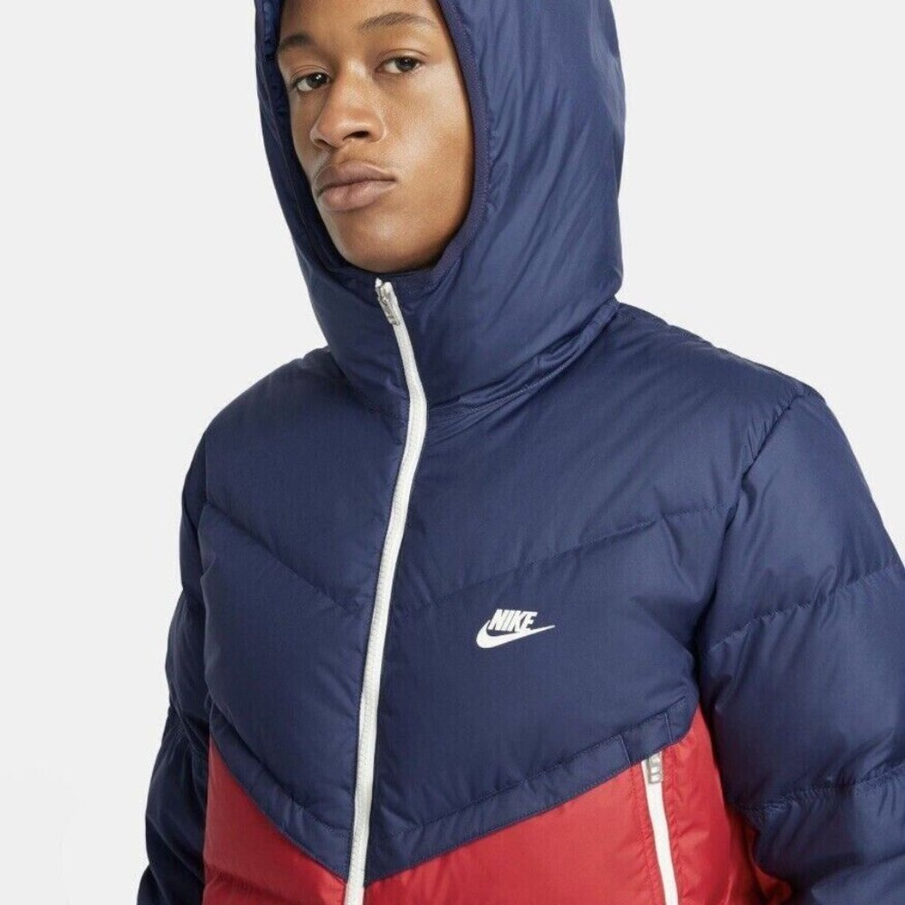 NIKE Storm-FIT Windrunner Down Fill Puffer Men's Jacket SZ 2XL XXL DD6795-410 - Picture 3 of 12